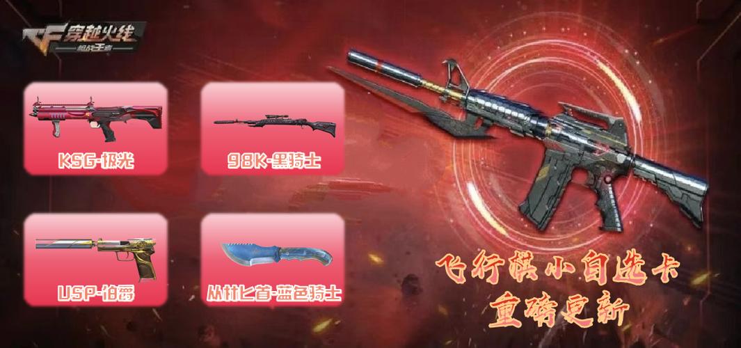 cf排位武器自选卡都有什么